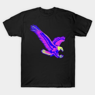 Neon Eagle Diving T-Shirt